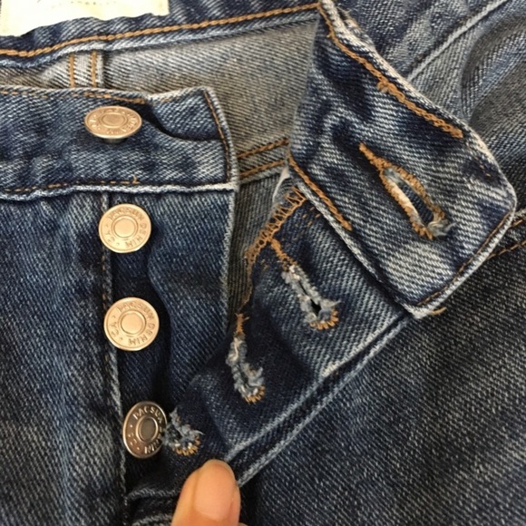 PacSun Girlfriend Vintage Wash Hi-Rise Mom Jean-25 - Picture 5 of 8